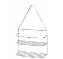 PORTA SHAMPOO DUPLO CROMADO 077