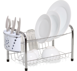 ESCORREDOR PRATOS DUPLO C/SECADOR TALHER 378 COLOR