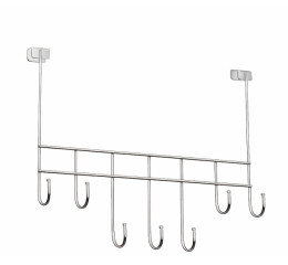 CABIDE P/PORTA CROMADO 7 GANCHOS 073