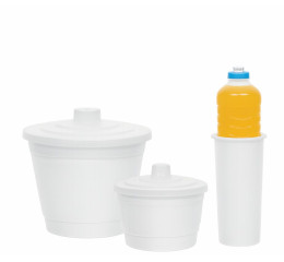 KIT PIA PLASTICO 3PÇS BRANCO 404-4