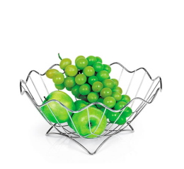 FRUTEIRA DE MESA REDONDA CROMADA 168