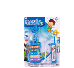 GUITARRINHA XILOFONE COM GAITA CART.28CM 3858