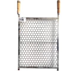 GRELHA MOEDA TODA INOX Nº6 50X40