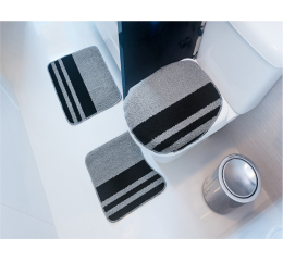 JOGO DE BANHEIRO 3PÇS DEGRADE CORES COD.82