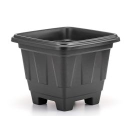 VASO P/PLANTA QUAD.PEQ 22CM(ALT) PTO 4,5LT 130