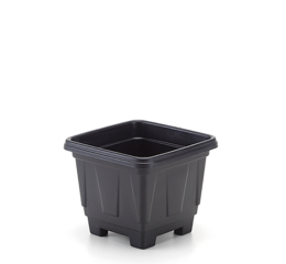 VASO P/PLANTA QUAD.PP 12,5CM(ALT) PTO 1LT 234