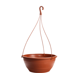 VASO C/AL&Ccedil;A 50CM RED.3,5LT TERRA COTA 135 C/12