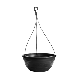 VASO C/AL&Ccedil;A 50CM RED.3,5LT PRETO 134 C/12