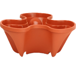 VASO P&Eacute;TALAS EMPILH&Aacute;VEL 11,5LTS TERRA COTA 525