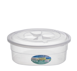 CAIXA VERSATIL MULTIUSO RED.3,6LT TRANSP.177 C/24