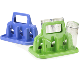 PORTA COPOS PLASTICO P/6 COPOS 1303