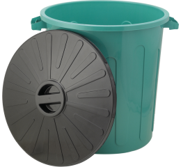 LIXEIRAO C/TAMPA 100LTS 1410