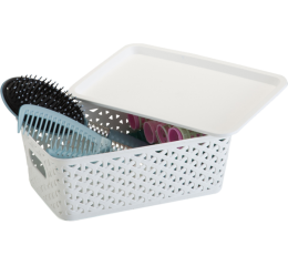 CESTA ORG. RATTAN 2LTS 23,5x15,5x8,5 1550BR