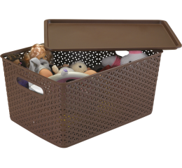 CESTA ORG. RATTAN 15LTS 35,5x28,5x18,5 1560CF