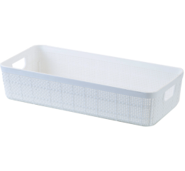 CESTA HOME ORGANIZE 28X13CM 1,7LTS BCO 1710BR