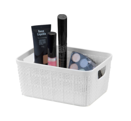 CESTA HOME ORGANIZE 15X11CM 900ML BCO 1730BR