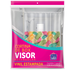 CORTINA P/BOX VINIL C/VISOR RET.EST. 620/S