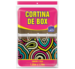 CORTINA P/BOX ESTAMPADA COM PRESILHA 615