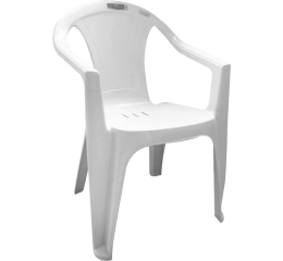 POLTRONA ADULTO C/BRACO TAMBABA BRANCA 1798