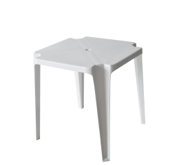 MESA PLAST.MONOBLOCO 70X70 BRANCA 51290