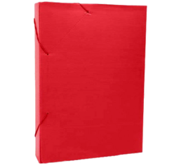 PASTA POLIONDA 2CM VERMELHA C/10