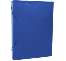 PASTA POLIONDA 5,5CM AZUL C/10