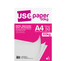 PAPEL A4 60KG 180GR BRANCO C/50FLS 7205R