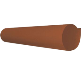 CARTOLINA DUPLA FACE MARROM C/20