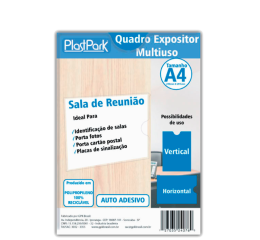 QUADRO RECADO MULTIUSO PP A4 3839