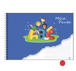 CAD.MEIA PAUTA C.D.ESP.OF.60FLS C/4 MIX 4547