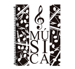 LIVRO CADERNO C/TEORIA MUSICAL ESP.OF.70FLS 7864RL