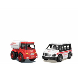 CARRINHO BOMBEIRO PULL BACK DP C/12 081