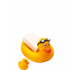 SABONETEIRA PATO COM PATINHO VINIL 16CM 1063