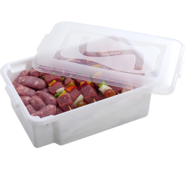 CAIXA GOURMET EMPIL.BCA C/T 12LT 44X29X14CM 913