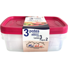 CONJ.POTES RET.800ML LV3 PG2 3508 C/12