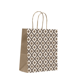 SACOLA ADUL.C/ALÇ.LOSANG.16,4X21X8,5 P 12120 C/10