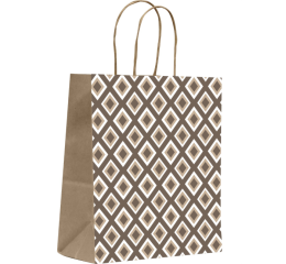 SACOLA ADUL.C/AL&Ccedil;.LOSANG.22,5X31,5X10 M 13120 C/10