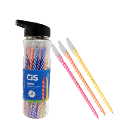 CANETA ESF.SPIRO 0.7 COR SORT.SQUEEZE C/24 520600