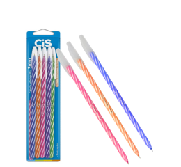 CANETA ESF.SPIRO 0.7 CORES SORT. C/5 570803