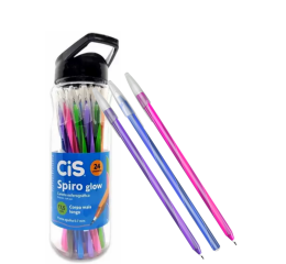 CANETA ESF.SPIRO GLOW 0.7 COR ST.SQUEE.C/24 520618
