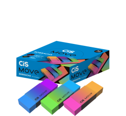 BORRACHA MOVE RET.CORES POTE C/30 520677