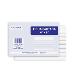 IMPR.FICHA PAUTADA 6X9 100FLS 229X153 4041