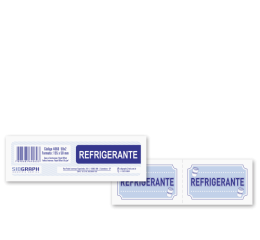 IMPR.FICHA REFRIGERANTE 50X2 VIAS 155X50 C/10 4060