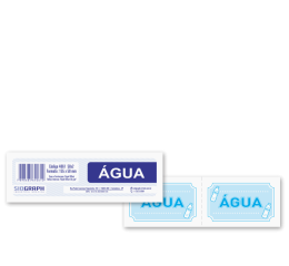 IMPR.FICHA &Aacute;GUA 50X2 VIAS 155X50 C/10 4061