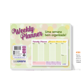 PLANNER SEMANAL 53FLS 241X180 C/10 4701