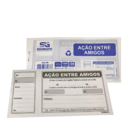 IMPR.A&Ccedil;AO ENTRE AMIGOS 144X69 100FLS C/20 4088