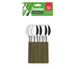 COLHER P/MESA INOX CABO PTO C/12 2851