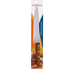 FACA COZINHA ACO CARBONO CARTELA FC-08A