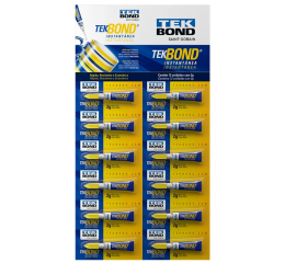 COLA INSTANTANEA TEK BOND 2GR CARTELA C/12