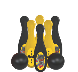 BOLICHE NA SOLAPA 6PINOS+2BOLAS ROPE HERO XIS1034